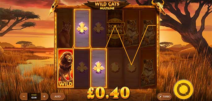 Cùng tham gia chơi Wild Cats Multiline slot tại VN88 - VN88 - silox