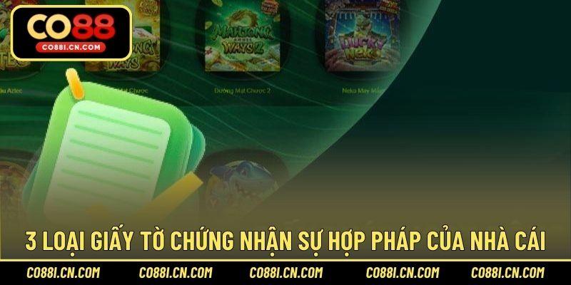 Giấy Phép Hoạt Động - Cơ Sở Khẳng Định Uy Tín Nhà Cái - silox