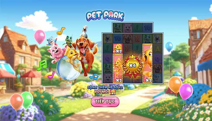 Khám phá cách chơi slot Pet Park tại nhà cái VN88 - VN88 - silox